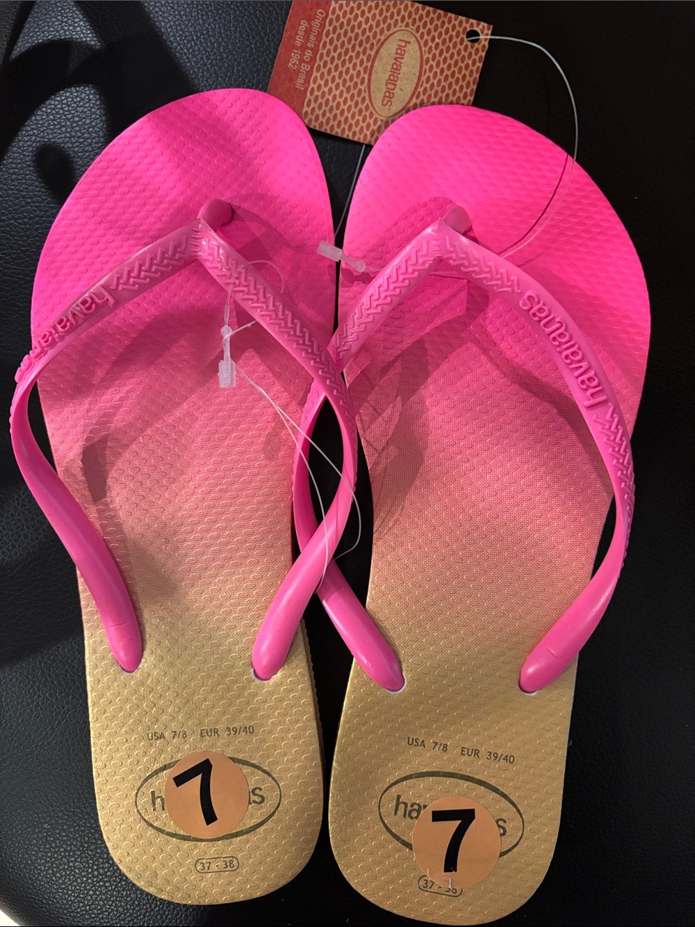 Havaianas Hot Pink Ombre Women’s Flip Flops